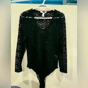 Semi  transparent sheer body suit by addition Elle size 1X US16